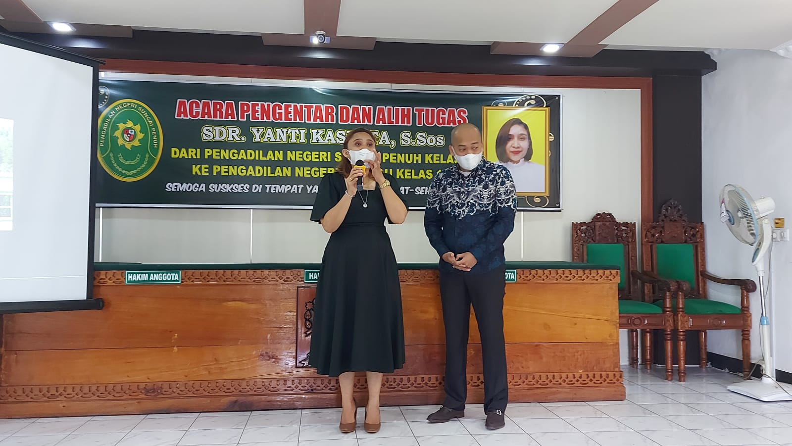 Pengantar dan Alih Tugas Sdri. Yanti Kaselta S.Sos